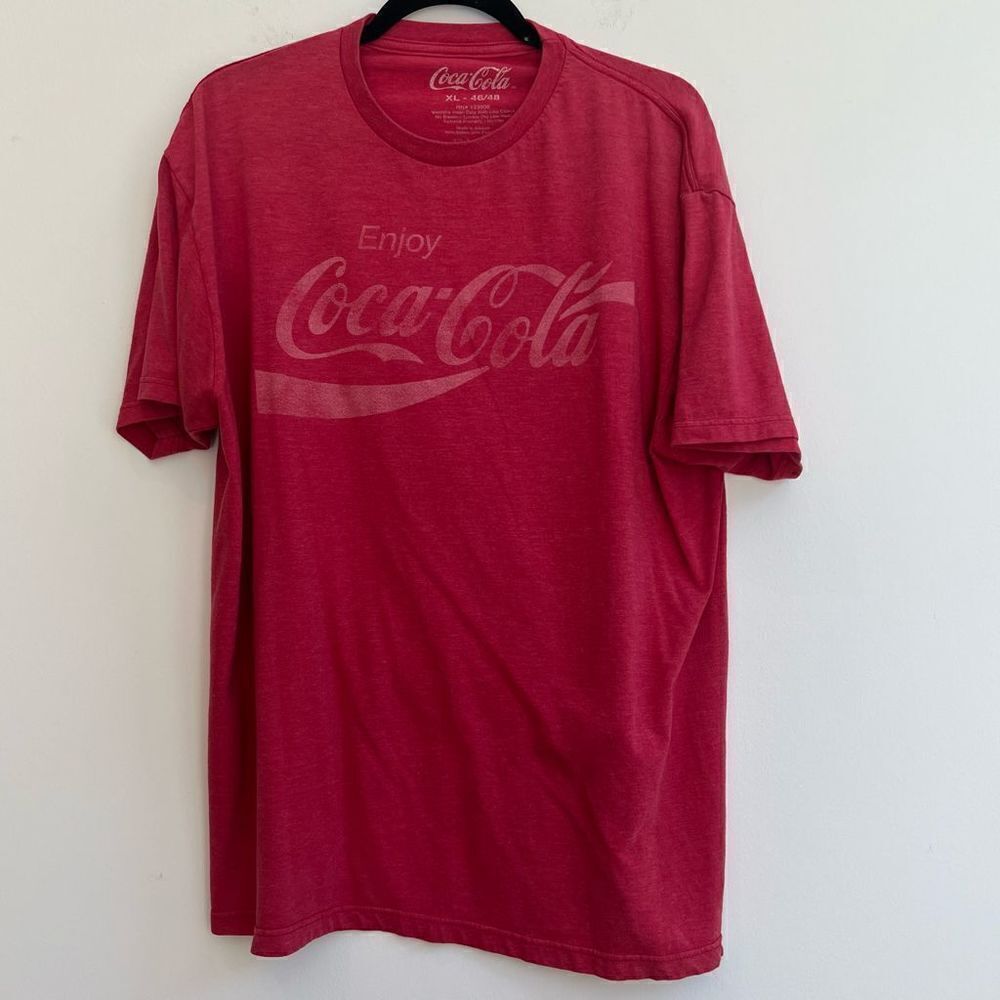 Coca Cola Sun Faded Crew Neck T-shirt  Size XL